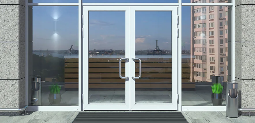 storefront glass repair in Hallandale Beach, FL